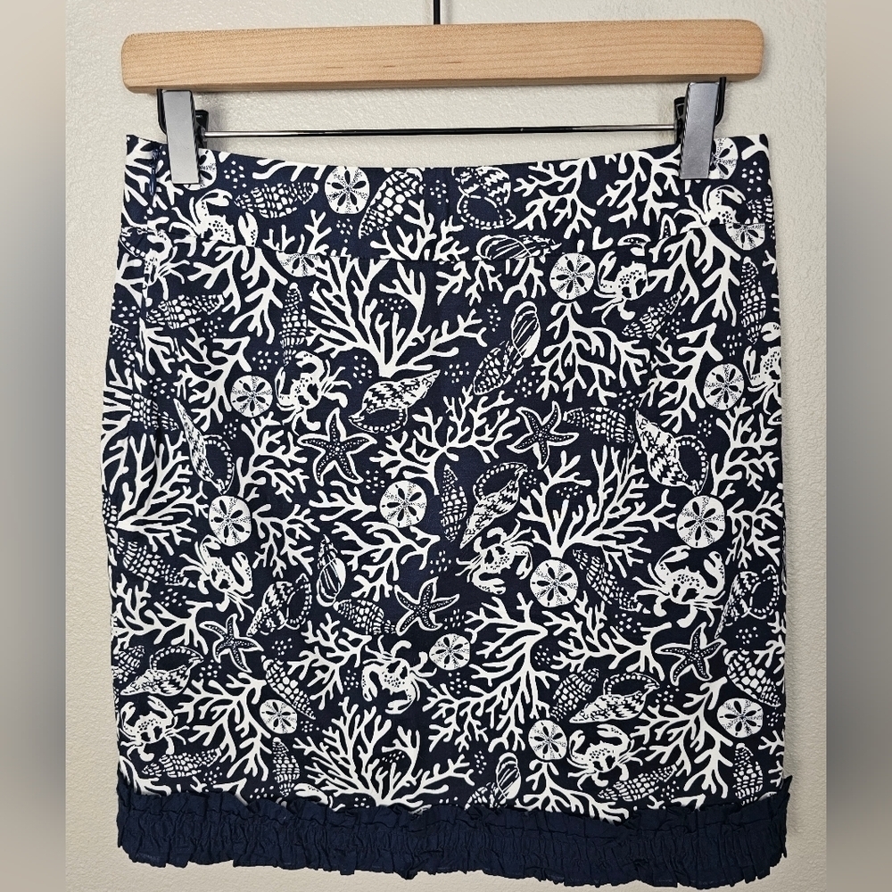 Vineyard Vines Womens Coastal Under the Sea Mini Skirt - Picture 5 of 7